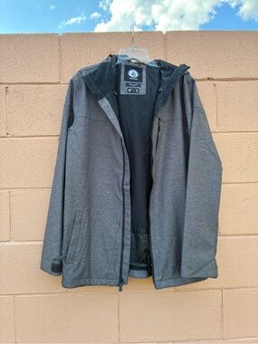Volcom Men’s Hooded Jacket - Charcoal Gray